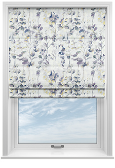 Aquarelle, Feather - Twist&Fit Roman Blind
